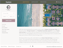 Tablet Screenshot of maiadanang.fusion-resorts.com